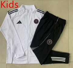2025-2026 Inter Milan White Kids/Youth Soccer Jacket Uniform-815