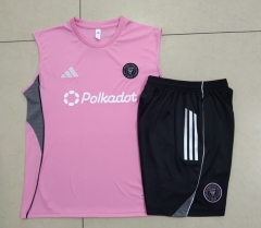 2025-2026 Inter Miami Pink Thailand Vest Soccer Tracksuit-815