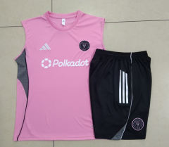 2025-2026 Inter Miami Pink Thailand Vest Soccer Tracksuit-815
