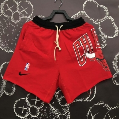 NBA Chicago Bull Red Shorts-311