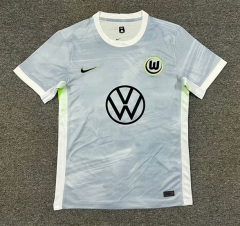 (S-4XL) 25-26 Wolfsburg Away Light Blue Thailand Soccer Jersey AAA-512