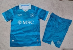 (S-3XL) 25-26 Napoli 4th Away Blue Soccer Uniform-718