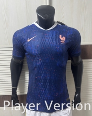 (S-3XL) Player Version  25-26 France Home Blue Thailand Soccer Jersey AAA-9812
