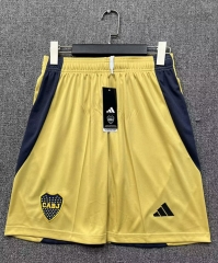 25-26 Boca Juniors 2nd Away Yellow Thailand Soccer Shorts