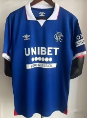 25-26 Rangers Home Blue Thailand Soccer Jersey AAA-5378