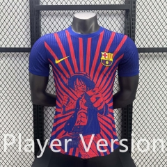 Player Version 2025-2026 Barcelona Red&Blue Soccer Jersey AAA-3596