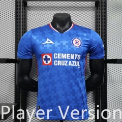 Player version 2025-26 Cruz Azul  Home Blue Thailand Soccer Jersey AAA-888