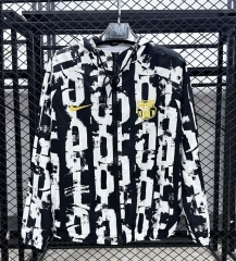 (s-3xl)2025-26 Barcelona Black&White Thailand Trench Coats-GB
