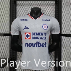 Player Version 25-26 Cruz Azul Grey Thailand Soccer Jersey AAA-888