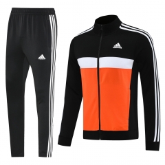 Adidas Black&Orange Thailand Soccer Jacket Uniform-LH