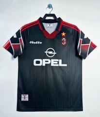 Retro Version 97-98 Special Edition AC Milan Black Thailand Soccer Jersey AAA-811