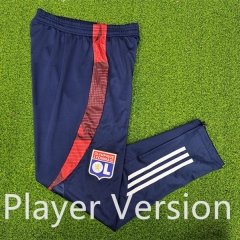 Player Version 2024-2025 Olympique Lyonnais Cyan Thailand Soccer Long Pants-9926