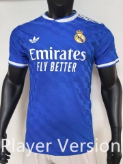 Player Version 25-26 correct version Real Madrid Blue Soccer Jersey-9753