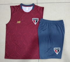 2025-26 Sao Paulo Futebol Clube Red Thailand Soccer vest Tracksuit -815