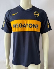 Retro Version 07-08 Boca Juniors Home Blue&Yellow Thailand Soccer Jersey AAA-503