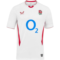 (s-5xl)2025-26 England White Rugby Jersey