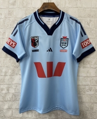 2025 NSW Blues Light Blue Thailand Rugby Jersey