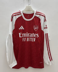 (s-3xl)2025-26 Arsenal Home Red  LS Thailand Soccer Jersey AAA-9268