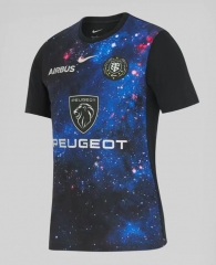 2025 Toulouse Home Black Thailand Rugby Shirt