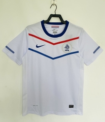 Retro Version 2010 Netherlands Away White Thailand Soccer Jersey AAA-811
