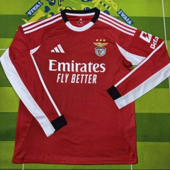 (S-4XL) 2025-26 Benfica Home Red LS Thailand Soccer Jersey AAA-5303