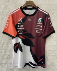2025 Formula one Mercedes Red Formula One Racing Suit