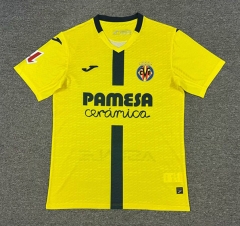 (S-4XL) 25-26 Villarreal CF Home Yellow Thailand Soccer Jersey AAA-512