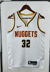 2023 logo versionNBA Denver Nuggets White#32 Jersey-311