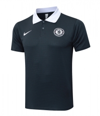 2025-26 Chelsea Black  Thailand Polo-815