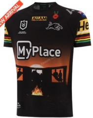 2025-26 Jagua(r) Black Thailand Rugby Shirt