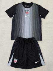 2025-26 USA Goalkeeper Black Soccer Unifrom-AY