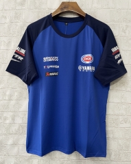 （s-3xl）2025 Formula one Yamaha Blue Formula One Racing Suit（With collar）