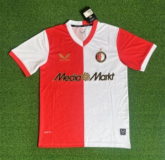 (S-4XL) 25-26 Feyenoord Rotterdam Home Red&White Thailand Soccer Jersey AAA-403