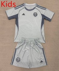 2025-26 Portland Grey Kids/Youth Soccer Uniform-AY