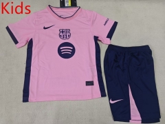 2025-2026 Barcelona Pink Kids/Youth Soccer Uniform-507