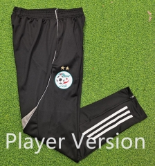 Player Version 2025-26 Algeria Black Thailand Soccer Long Pants-9926