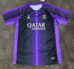 (S-4XL) 25-26 Alliance Style Paris Black&Purple Thailand Soccer Jersey AAA-7209