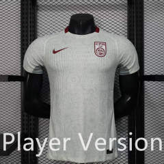Player Version 2025-2026 China Away Beige Thailand Soccer Jersey AAA-888