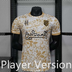 Player Version 2025-2026 Palestine White&Golden Thailand Soccer Jersey AAA-888