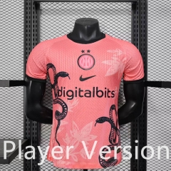Player Version 25-26 Special Edition  Inter Milan Pink Thailand Soccer Jersey AAA-888