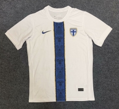2025-26  Finland  Home White Thailand Soccer Jersey AAA-2483