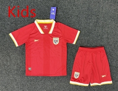 25-26 Panama Home Red Kid/Youth Soccer Uniform-GB