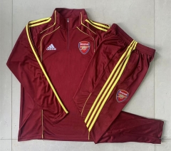 Retro version 2025-26 Arsenal Red Thailand Soccer Tracksuit-815