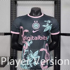 Player Version 25-26 Special Edition  Inter Milan Black& Pink Thailand Soccer Jersey AAA-888