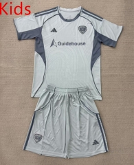 2025-2026 D.C. United Grey Training Kids/Youth Soccer Uniform-AY