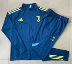 2025-26Juventus FC Blue Thailand Soccer Jacket Uniform-815