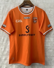 (s-3xl)2025 Armagh Home Orange Rugby Shirt