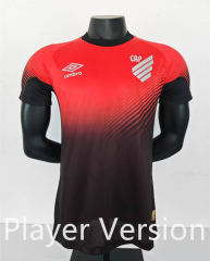 (S-3XL) 25-26 Player Version Atletico Paranaense Home Red&Black Thailand Soccer Jersey AAA-908