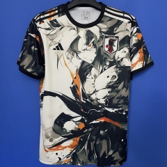 25-26 Japanese Black Thailand Soccer Jersey AAA-6486
