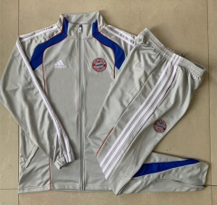 2025-26 Bayern München Light Grey Soccer Jacket Uniform-815